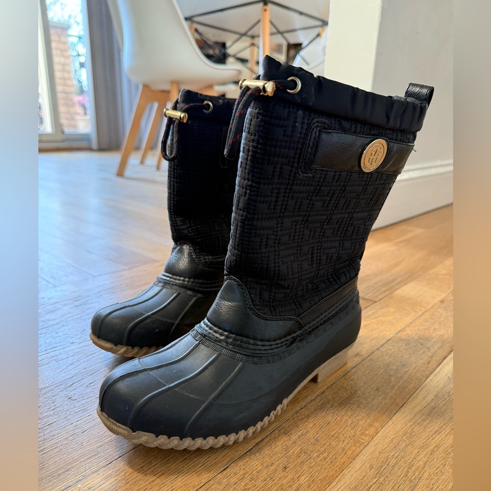 Tommy Hilfiger Black Winter & Rain Boots